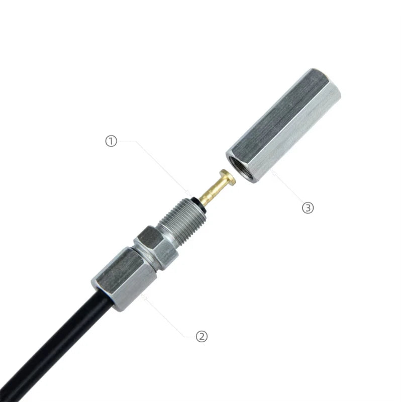Electric Bicycle Scooter Hydraulic Brake Simple Oil Bleed Needle Pipe Maintenance Repair Tool Connector Lock Pipe Screw Bike