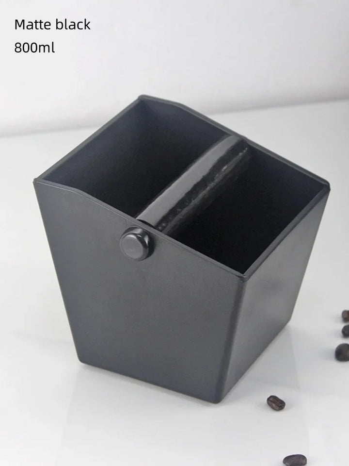 Coffee Knock Box Espresso Grounds Container Coffee ABS Bucket Anti Slip Powder Beveled Residue Barista Accessories Maker Tools