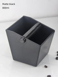Coffee Knock Box Espresso Grounds Container Coffee ABS Bucket Anti Slip Powder Beveled Residue Barista Accessories Maker Tools