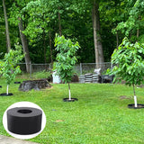 Black Plastic Garden Landscape Edging, 5” Tall Border Coil, Flexible and Strengthened with Anti-UV Treatment