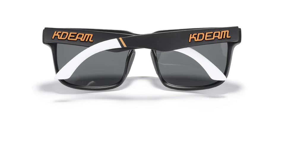 KDEAM New Arrivals Fashion Square Polarized Sunglasses For Men And Women Fishing Sun Glasses Colorful Lens With Hard Case