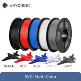 ANYCUBIC PLA 3D Filament For FDM 3D Printer 1.75mm Eco-friendly 3D Printing Material Failment For Kobra S1C 5KG EU US Warehouse