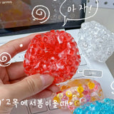 Squishy Balls Ice Beads Stress Relief Toy Super Soft Mochi Fidget Toy with Slow Rebound Texture for Adult Anxiety Relaxation