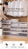 Organization Storage Clothing Closet Organizer System Containers Transparent Storage Box With Compartments