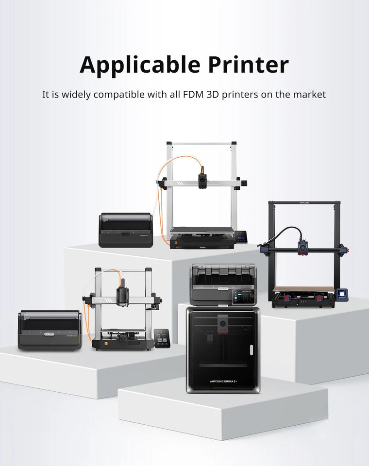 ANYCUBIC PLA 3D Filament For FDM 3D Printer 1.75mm Eco-friendly 3D Printing Material Failment For Kobra S1C 5KG EU US Warehouse