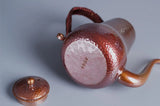 Pure Red Copper Coffee Tea Pot Cup Spoon Set Drinkware Long Gooseneck Spout Kettle Hand Drip Kettle turkish Coffee Maker Set