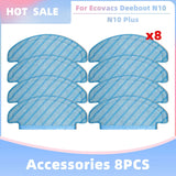 Compatible for Ecovacs Deeboot N10 / N10 Plus Replacement Accessories Parts Main Side Brush Hepa Filter Dust Bag Mop Cloth