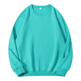 Autumn O-Neck Cotton Women's Sweatshirt Hoodies Basic Loose Casual Women Pullover Solid Sweatshirt Ladies Tops Factory Wholesale