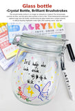 GuangNa 12 Colors/box Direct Liquid Hardhead High-gloss Acrylic Marker, for Student Notebook Writing, DIY Painting Graffiti