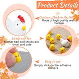 Cute Mini Chickens Car Decor, Fun Chicks Dashboard & Rearview Mirror Ornaments, Fairy Garden Home Accessories, Unique Car Gifts