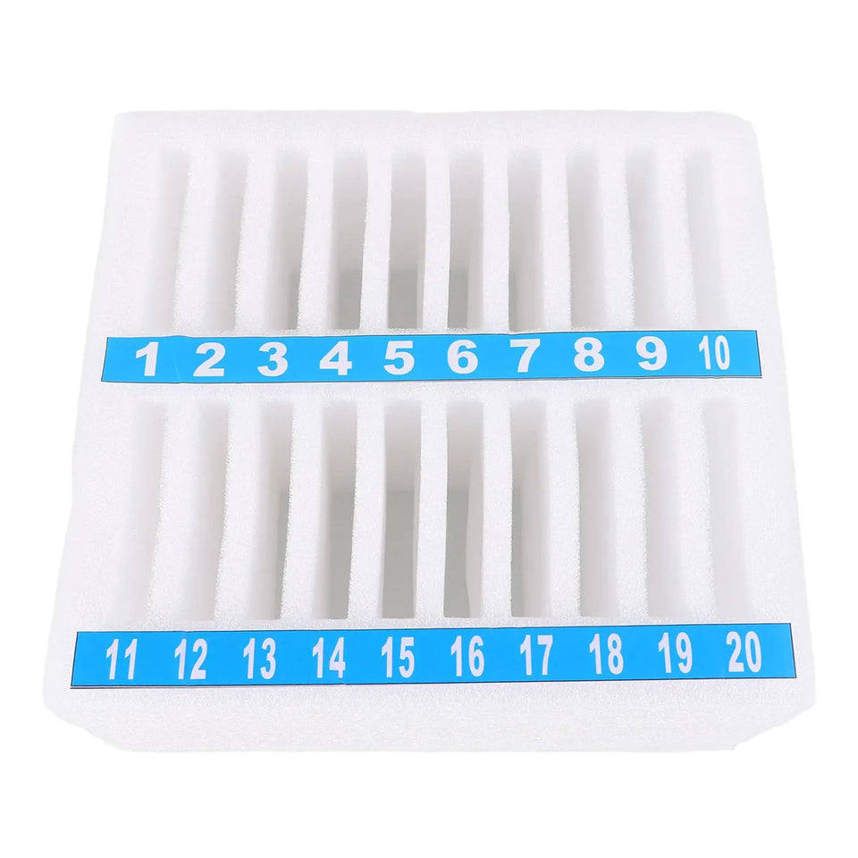 20 Grids Mobile Phone Storage Organizer Soft Foam Desk Organizer for Office Meeting Room Classroom desk phone management box