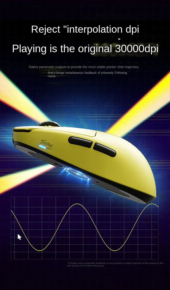 [IN STOCK ] SCYROX V8 8K Wired And Wireless Ultra-Lightweight 36g Gaming Mouse Ergonomics PAW3950 E-Sports Mice PC Gamer Accy