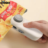 Mini Heat Bag Sealing Machine Plastic Bag Sealer Food Packing Bag Heat Sealer Portable Handheld Plastic Package Thermal Sealer