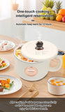 220V Multi Cookers Portable Electric Hot Pot 1.5L Household Non-stick Pan electric cooking pot for Ramen, Dumplings, Oatmeal