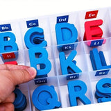 Magnetic letter spelling board set teaching tool, helpful for teaching and intellectual development, improving language skills