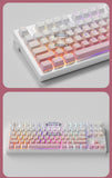 132 Keys Gradient backlit RGB Keycaps For Cherry Mx Switch Mechanical Gaming Keyboard OEM Profile PBT Keycap ISO Layout Key caps