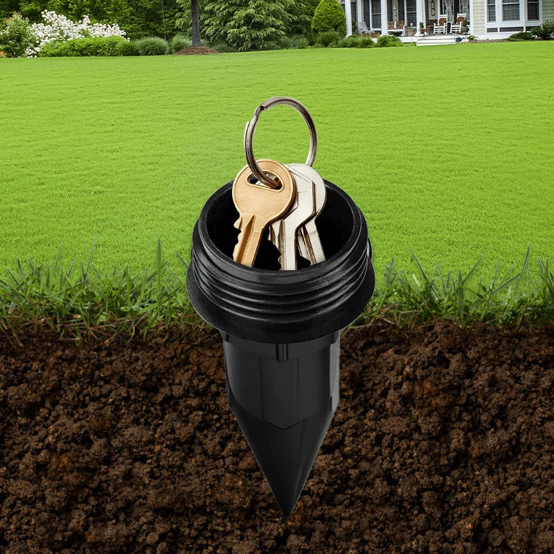 Realistic Underground Watering Can Garden Key Hider Durable Plastic Key Safe for Outdoor Garden Security No Battery Needed