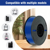 KINGROON 10KG PLA/PETG Filament 1.75mm Black White Gray 3D Printer Filament No Bubbles Plastic 10 Rolls Wholesale