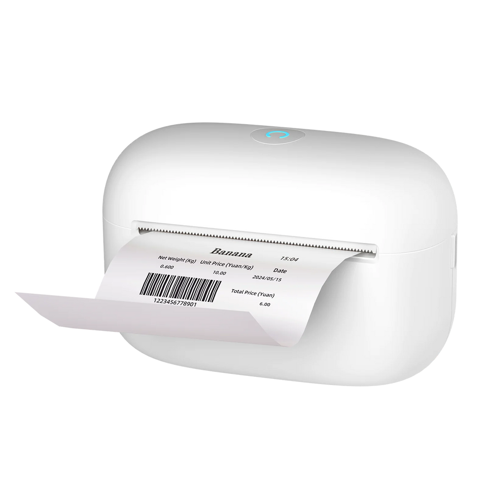 Portable Mini Printer Label Maker 300dpi 2 Inch Thermal Wireless Inkless Printer Bluetooth for IOS and Android Home School