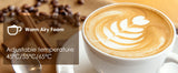 BioloMix 5-in-1 Milk Frother with LED Touch Screen – Hot & Cold Foam Maker for Lattes, Coffee & More