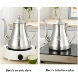 1.5L Tea Kettle 304 Stainless Steel Teapot,With Removable Infuser for Loose Flower Tea Coffee Kettle for Induction Cooker Safe