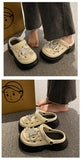 Fashion Beach Garden Shoes DIY Women's Hole Shoes 8cm Sandal Slippers Cartoon Accessories Hole Slippers Shoes for Students Girls