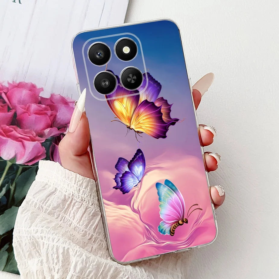 For Honor 400 Smart 5G Case LGN-NX1 Cute Cartoon Painted Cover Soft Slim Phone Case For Honor X7d HonorX7d Honor400 Smart Fundas
