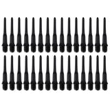 100PCS Durable Soft Tip Points Needle Replacement Set For Electronic Dart Black Wear-resistant Durable Soft Plastic Black Tips