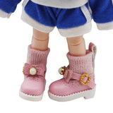 1 Pair Doll Boots Ob11 Shoe Baby New OB11 Shoes Doll Shoes 1/12 Shoes BJD Doll Boots