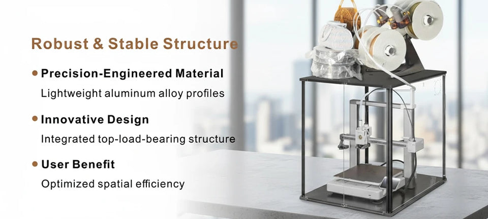 FYSETC FNATR For Bambu Lab A1 3D Printer Enclosure Transparent Acrylic Sturdy Designed 3D Printer Cover with Filter System
