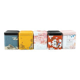 Tea Sealed Box  Kitchen Storage Container Jar Tin Square Can Candy Iron Canister Vintage Tea  Box