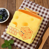 Cheese Fidget Toy Stress Relief Fidget Simulation Squeeze Decompress Toy for Kids Teens Adults Study Work Home School Office