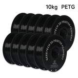 Geeetech PETG 10 Rolls Filament 3d print wire Vacuum Packaging 1KG/roll 1.75mm 100% Filament for most FDM 3D printer