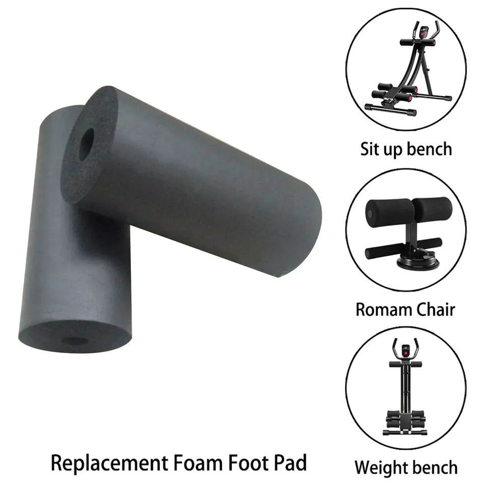 Foot Foam Pads Replace Your Ripped Pads with High Quality Foam Rollers Replacement for Leg Extension Machine 2PCS