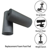Foot Foam Pads Replace Your Ripped Pads with High Quality Foam Rollers Replacement for Leg Extension Machine 2PCS