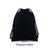 Cotton Drawstring Storage Bag White Canvas Bags for Candy Gift Package Pouch Reusable Home Sundries Organize Dustproof Sacks