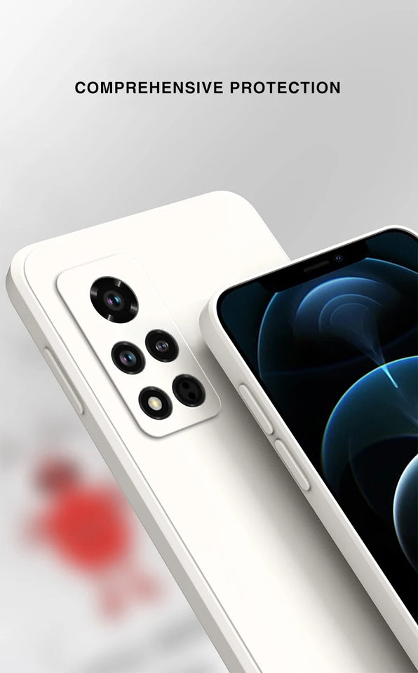 Luxury Original Phone Case for Xiaomi Mi 10T Pro Soft Square Liquid Silicone Camera Protection Covers Xiaomi Mi10T Pro Fundas