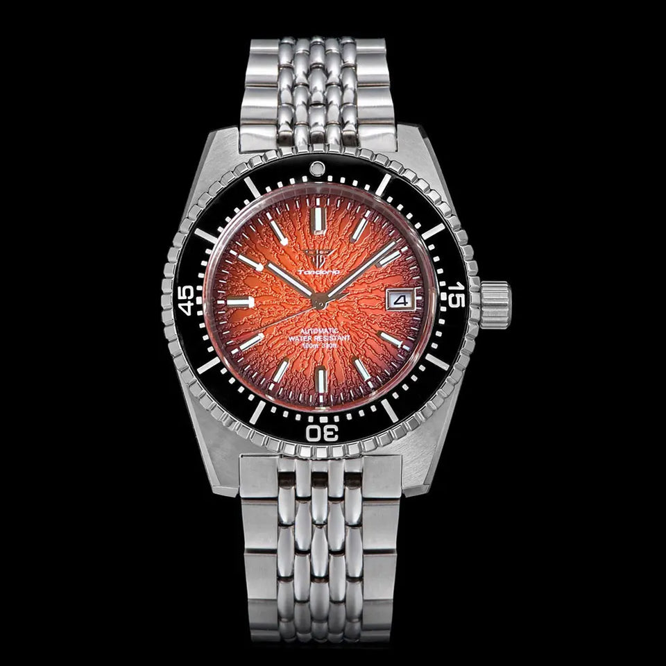 Tandorio 62MAS Style NH35A Automatic Watch For Men 200M Waterproof Diving Mechanical Watches Sapphire Glass Luminous New