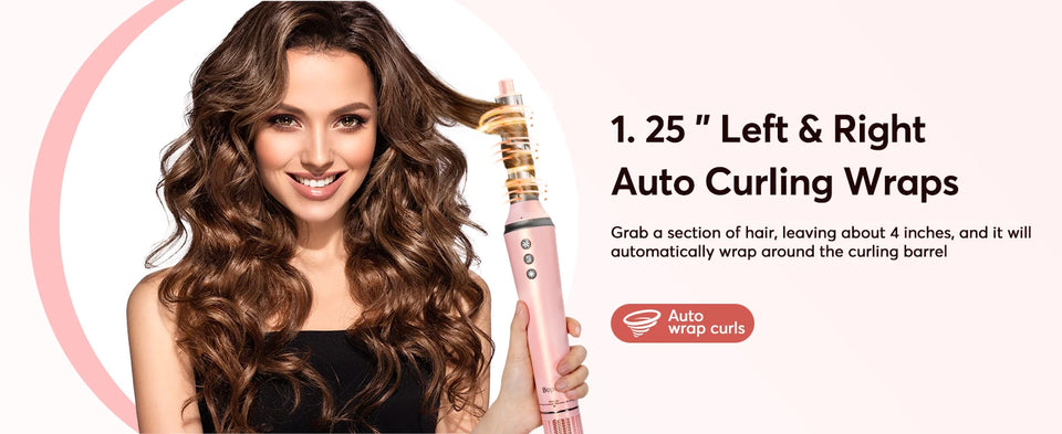5 in 1 Multi Hair Styler Curling Iron Hair Hot Air Brush Curling High speed Hair Dryer Salon Professional Curly Hair Styler