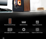 WJCOOLMAN Craftsman Series Small Chassis Home-Type Desktop Computer Supports M-ATX Motherboard - Compact Gaming PC Build