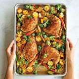 Aluminum Baking Sheet Pan 18x13 Perfect Cookies Brownies Roasting Vegetables Meal Prep Easy to Clean Lightweight Durable