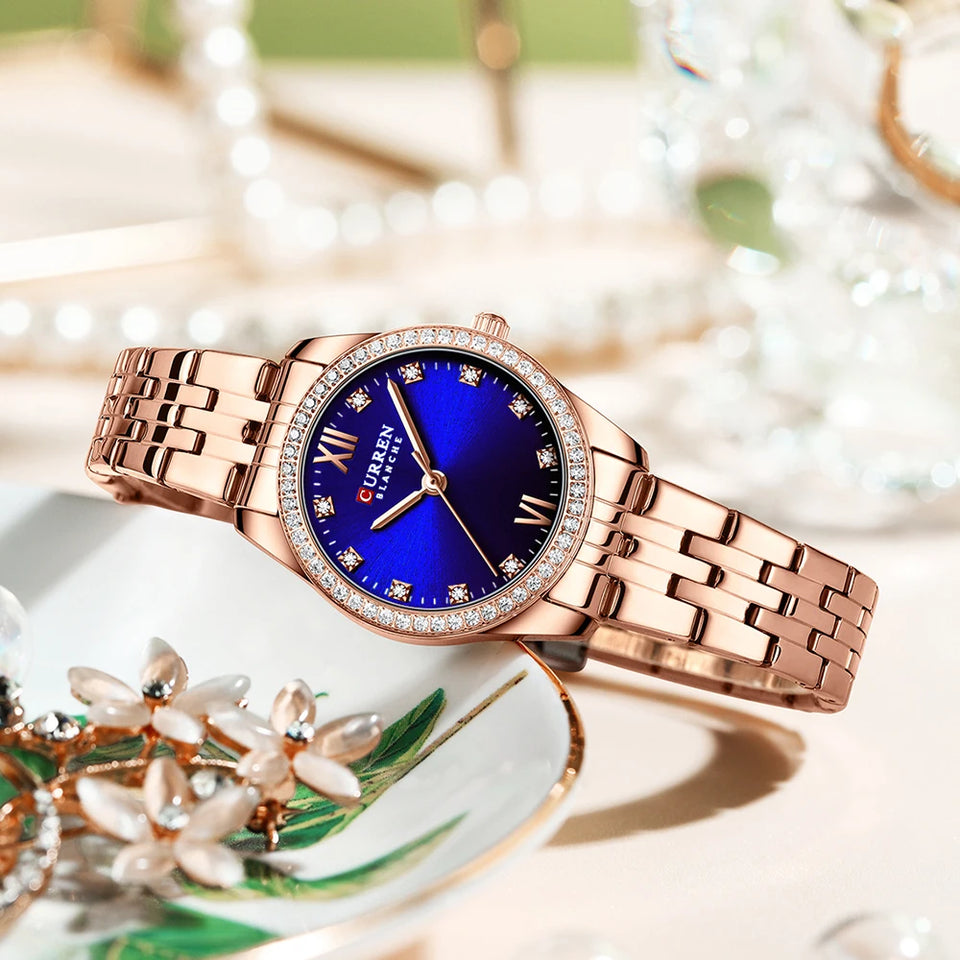 New stock! ! Women Bracelet Watches Steel belt Love Steel belt Rhinestone Quartz Wrist Watch Luxury Fashion Watch for women