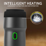 60ml portable electric wireless heating coffee machine suitable for coffee capsule/powder car travel and family camping travel