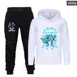 Kids Clothes Steal a Brainrot Six Seven 6-7  Baby Girls Hooded Sweatshirt Pants 2pcs Set Boys Autumn Pullover Tracksuits 5192
