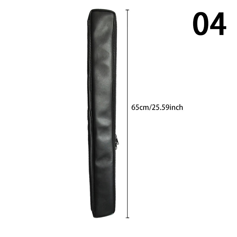 1pc Flute Storage Bag Portable Leather Fabric Vertical Flute Case Musical Instrument Storage High Quality Woodwind Accessories