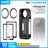 Accessories Set for Insta360 X3 X4 X5 Lens Guard Screen Protector Storage Bag Silicone Case Lens Cap Protective Frame Insta 360