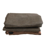Sunshade Net Soft Coffee High Density Sun Shade Sail Polyethylene Metal Grommets with 4 65.6FT Ropes for Patio