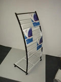 Retail Book Store Newspaper Display Stand Magazine Brochure Holder Stand Catalogue Shelf