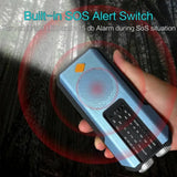 STONEGO Emergency Radio Solar Power Hand Crank Radio Global Receiver High Quality LED Torch Reading Light SOS Alarm 2000mAh