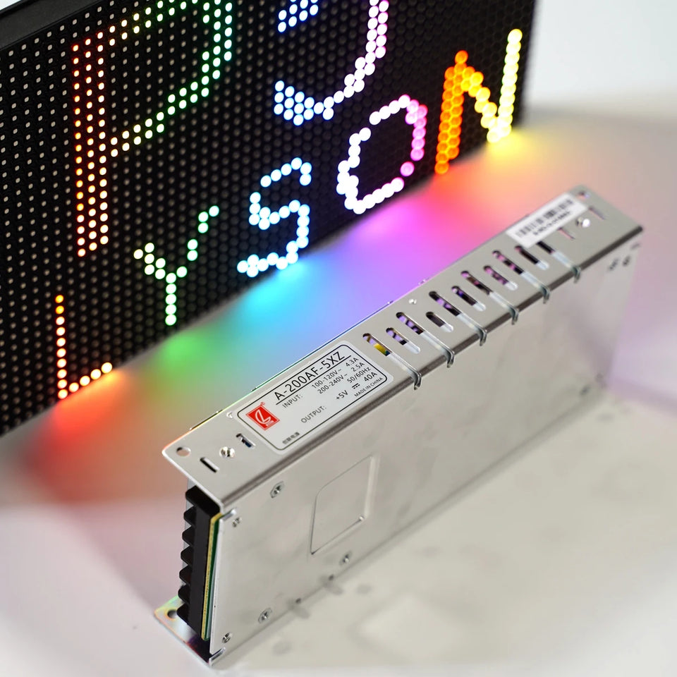 A-200AF-5 Chuanglian 5V40A 200W Power Supply For Large Commercial LED Video Display